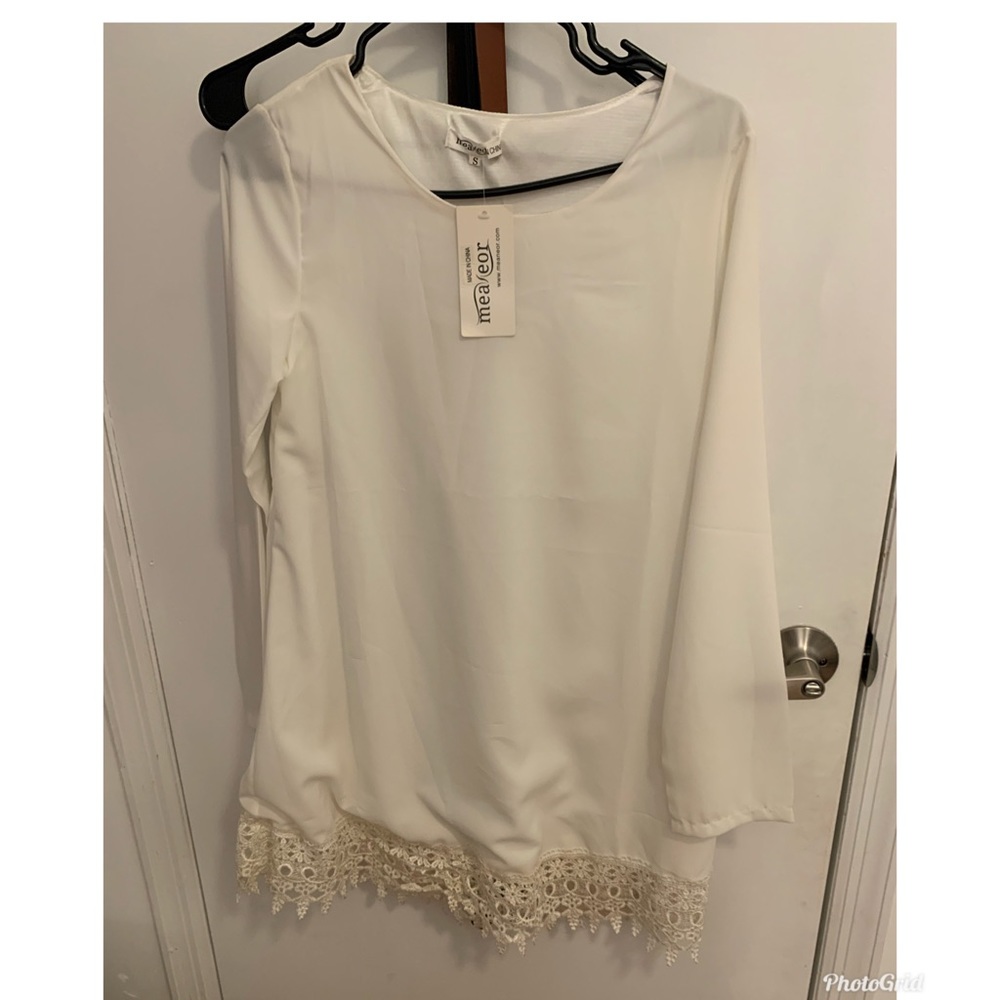 White satin dress
